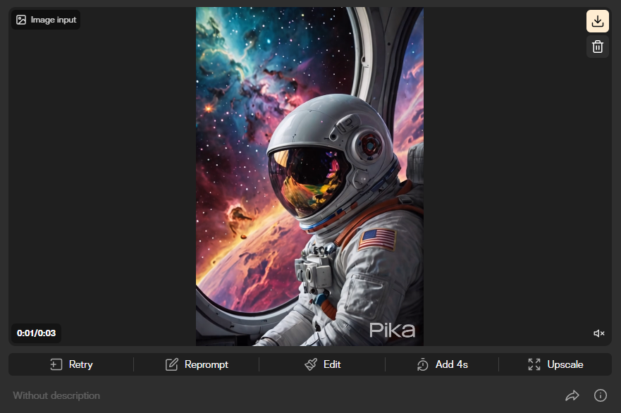 Pika，AI视频界的“顶流”，文生视频，图生视频，视频生视频插图2
