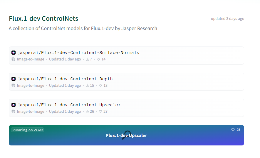 Flux.1-dev ControlNets，新增Upscaler、depth、surface normal三种ControlNet插图