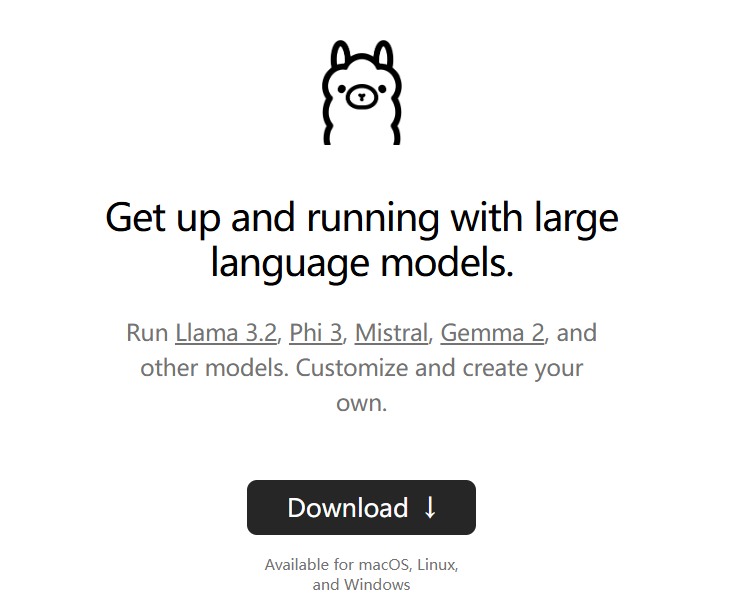 Windows系统安装Ollama并使用开源语言大模型插图